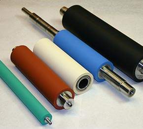 flexographic meter doctor rubber covered rollers